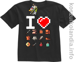 I love old games Treasures - koszulka dziecięca -8