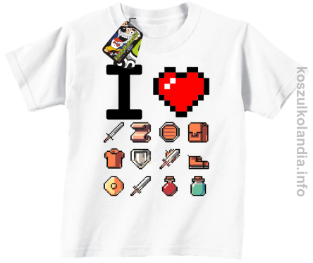 I love old games Treasures - koszulka dziecięca -6