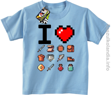 I love old games Treasures - koszulka dziecięca