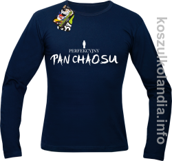 Perfekcyjny PAN CHAOSU - Longsleeve męski - granatowy