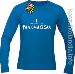 Perfekcyjny PAN CHAOSU - Longsleeve męski - niebieski