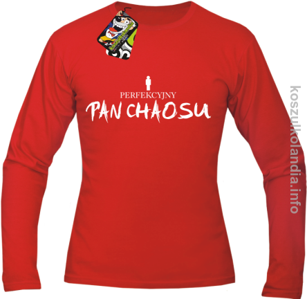 Perfekcyjny PAN CHAOSU - Longsleeve męski - czerwony
