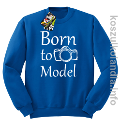 Born to model - Longsleeve - bluza z nadrukiem bez kaptura - niebieski