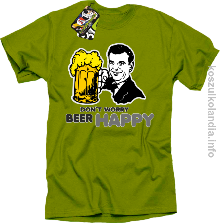 Dont worry beer happy - koszulki męskie