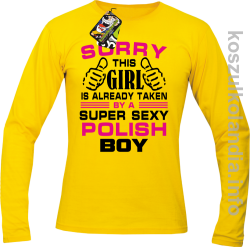 Sorry this girl is already taken by a super sexy polish Boy - longsleeve - żółty