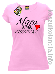 Mam Super Chłopaka Serce - koszulka damska - różowa