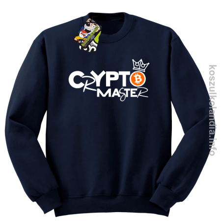 CryptoMaster Crown - bluza męska bez kaptura