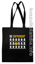 Be Different - torba bawełniana - czarna