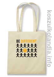 Be Different - torba bawełniana - beżowa