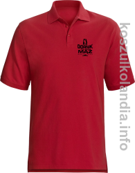 Z zawodu Górnik z wyboru MĄŻ - Koszulka męska Polo czerwona 