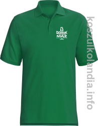 Z zawodu Górnik z wyboru MĄŻ - Koszulka męska Polo zielona 
