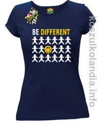 Be Different - koszulki damskie - granatowa
