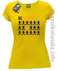 Be Different - koszulki damskie - żółta