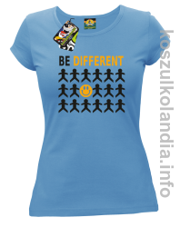 Be Different - koszulki damskie - błękitna