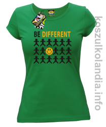 Be Different - koszulki damskie - zielona