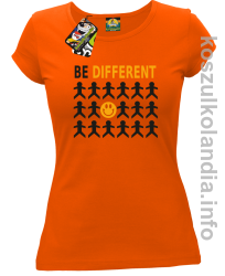 Be Different - koszulki damskie - pomarańczowa
