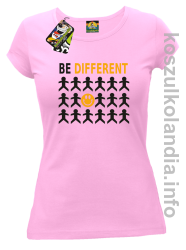 Be Different - koszulki damskie - różowa