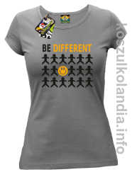 Be Different - koszulki damskie - szara