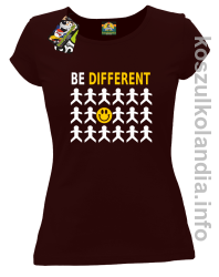 Be Different - koszulki damskie - brązowa