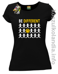 Be Different - koszulki damskie - czarna