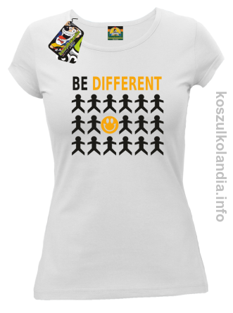 Be Different - koszulki damskie - biała