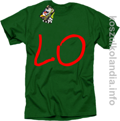 LO Część 1 LOVE Walentynki - koszulka męska - zielona