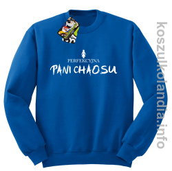 Perfekcyjna PANI CHAOSU - bluza bez kaptura - niebieska