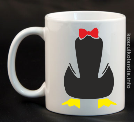 Pingwin no head bez głowy - kubek ceramiczny