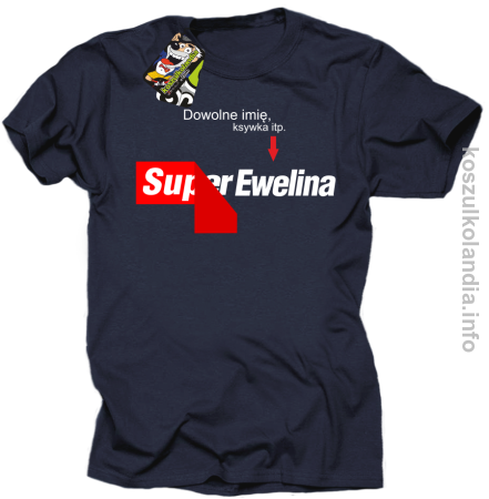Super Ewelina dowolne imię ala Levi - koszulka męska