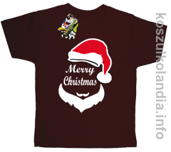 Merry Christmas Barber - Koszulka dziecięca brąz 