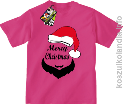 Merry Christmas Barber - Koszulka dziecięca fuchsia 