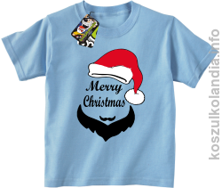 Merry Christmas Barber - Koszulka dziecięca błękit 