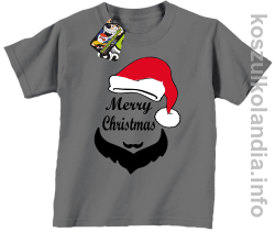 Merry Christmas Barber - Koszulka dziecięca szara 