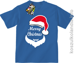 Merry Christmas Barber - Koszulka dziecięca niebieska 
