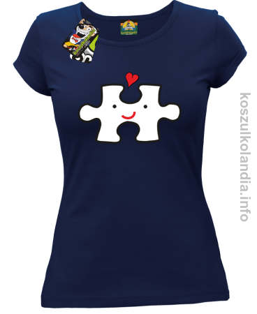 Puzzle love No1 - koszulka damska