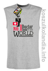 No.1 Doctor in the world - bezrękawnik męski - melanż