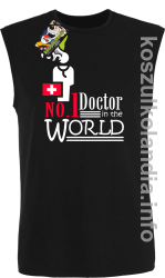 No.1 Doctor in the world - bezrękawnik męski - czarna