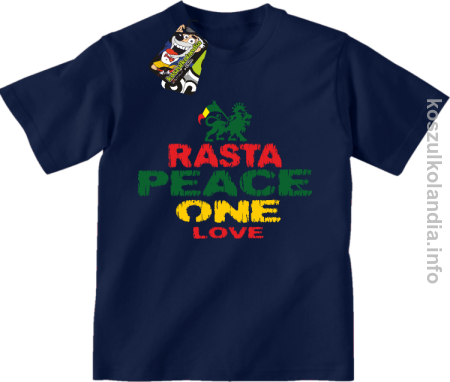 Rasta Peace ONE LOVE -  Koszulka dziecięca