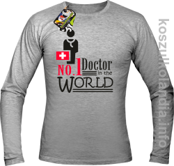 No.1 Doctor in the world - longsleeve męski - melanż