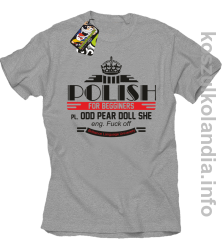 Polish for begginers Odd Pear Doll She - Koszulka męska melanz 