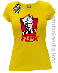 fuck ala kfc - koszulka damska 7