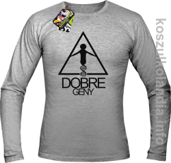 Dobre Geny - Longsleeve męski - melanż