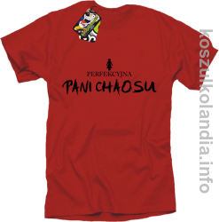 Perfekcyjna PANI CHAOSU - koszulka standard - czerwona