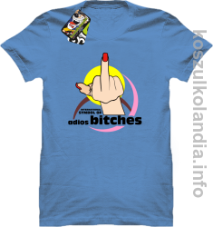 International Symbol of Adios Bitches - Koszulka męska błękit 