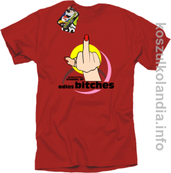 International Symbol of Adios Bitches - Koszulka męska czerwona 