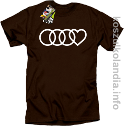 Audi LOVE brązowy