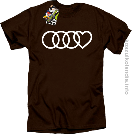 Audi LOVE - koszulka męska