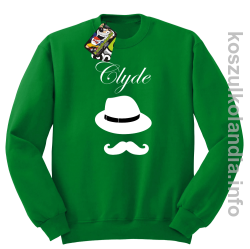 Clyde Retro - bluza bez kaptura - zielona