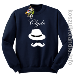 Clyde Retro - bluza bez kaptura - granatowa