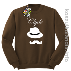 Clyde Retro - bluza bez kaptura - brązowa